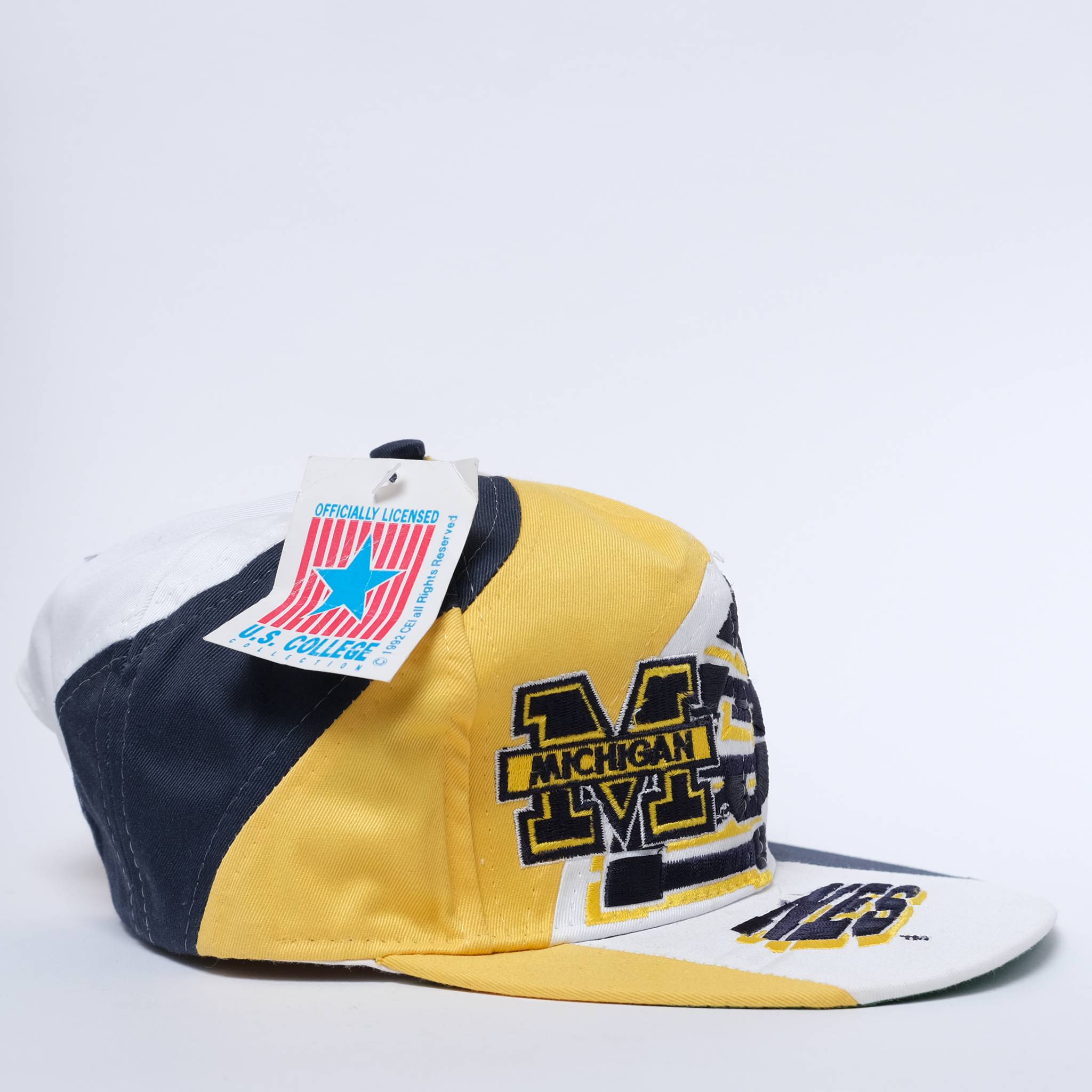 Vintage Michigan Wolverines Hat Cap SnapBack Nike Team Sports White Tag 90s  NCAA