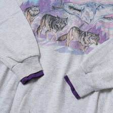 Vintage Wolf Sweater XLarge