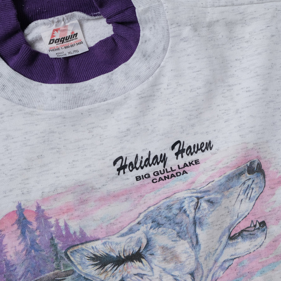 Vintage Wolf Sweater XLarge