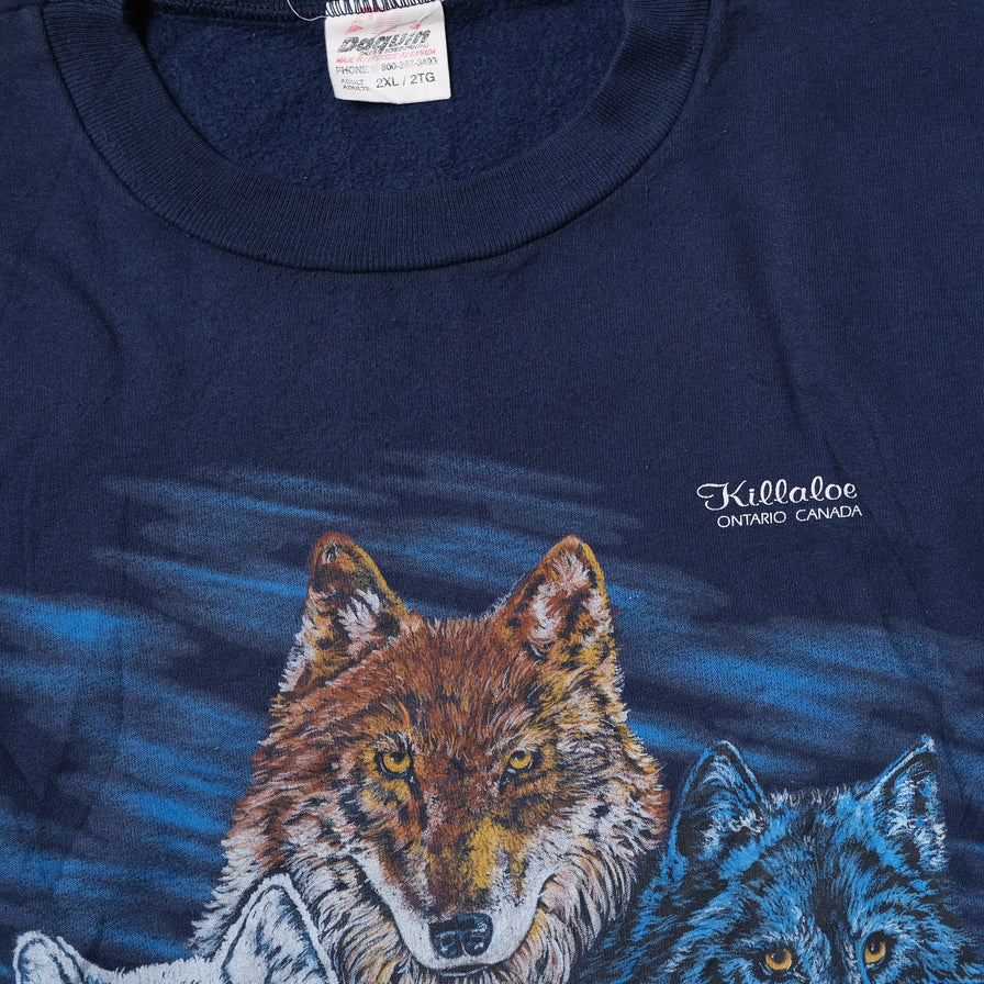 Vintage Killaloe Wolf Sweater XXL