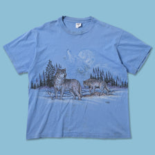 Vintage Wolves T-Shirt Large