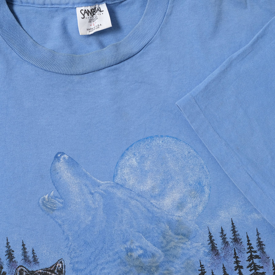 Vintage Wolves T-Shirt Large