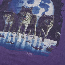 Vintage Wolves T-Shirt Large