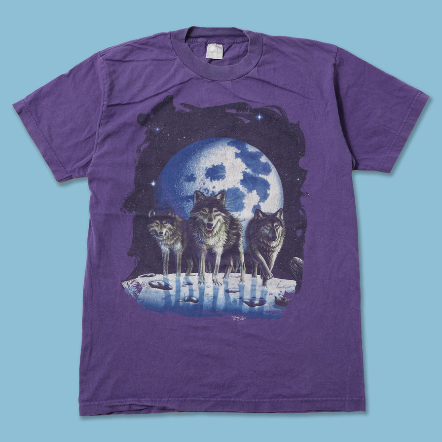 Vintage Wolves T-Shirt Large