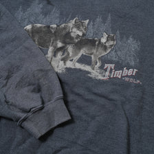 Vintage Timber Wolf Sweater XLarge