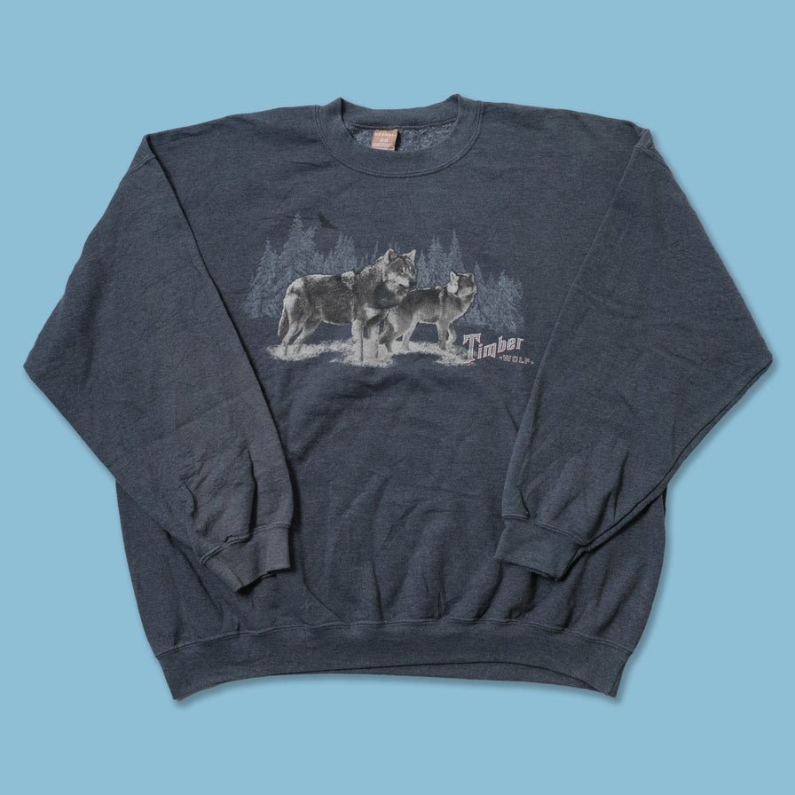 Vintage Timber Wolf Sweater XLarge
