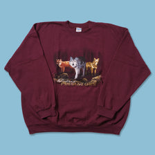 Vintage Wolves Sweater XLarge / XXL