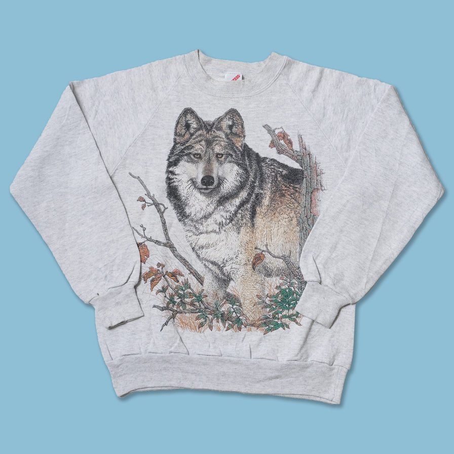 Vintage Wolves Sweater Small / Medium