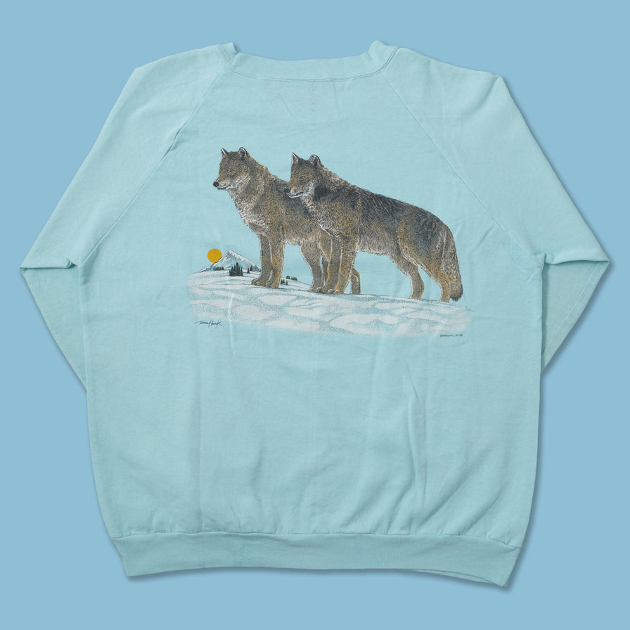 Vintage Wolf Sweater Large