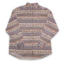 Vintage Woolrich Deer Pattern Shirt Large