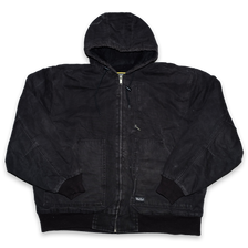 Vintage Hooded Workwear Jacket Large / XLarge - Double Double Vintage