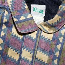Vintage Pattern Workwear Jacket Medium / Large - Double Double Vintage