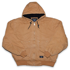 Vintage Hooded Workwear Jacket Large - Double Double Vintage