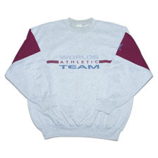 Vintage World Athletic Team Sweater Large - Double Double Vintage