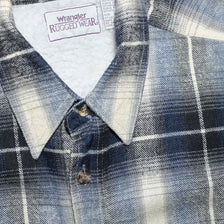 Vintage Wrangler Fur Flannell Jacket Large - Double Double Vintage