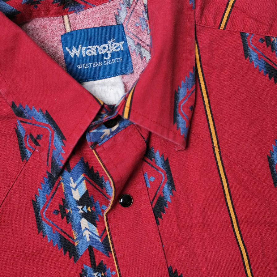 Vintage Wrangler Pattern Shirt XLarge