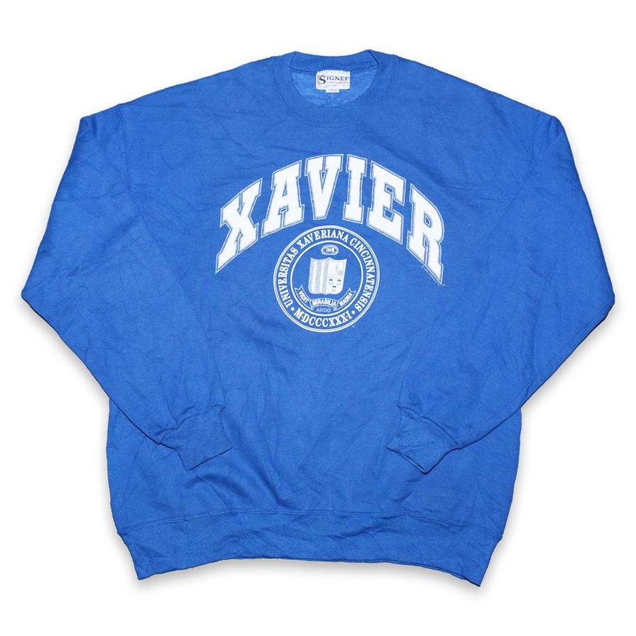 Vintage Xavier College Sweater XLarge