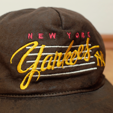 New York Yankees Leather Snapback onesize - Double Double Vintage