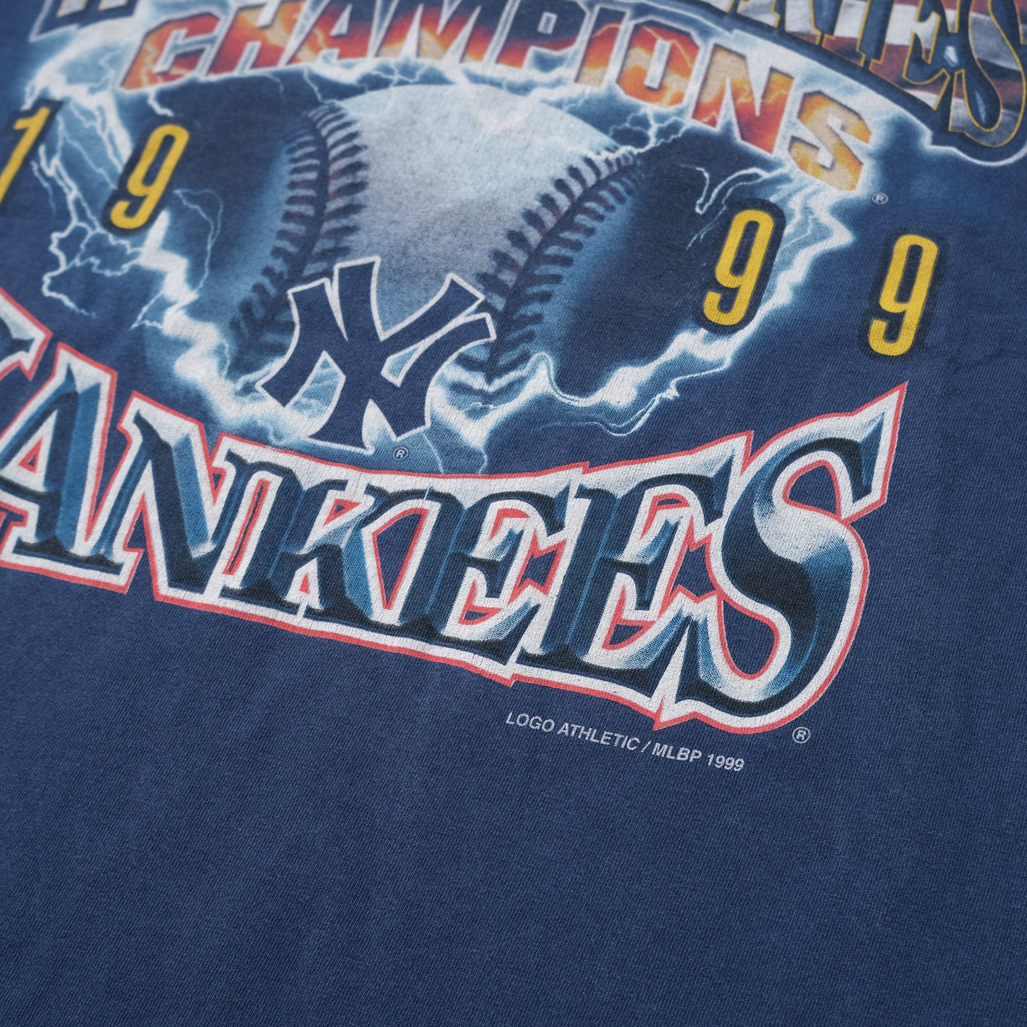 Vintage Bootleg Yankees '99 American League Champions Navy T Shirt (Size  XL) — Roots