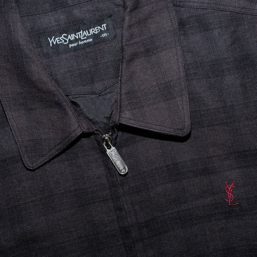 Vintage YSL Harrington Jacket Medium - Double Double Vintage