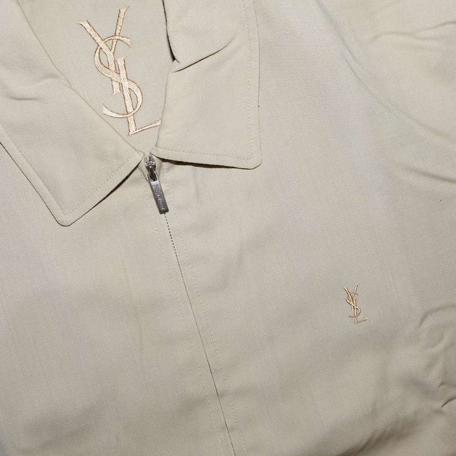 Vintage YSL Harrington Jacket Medium Large Double Double Vintage