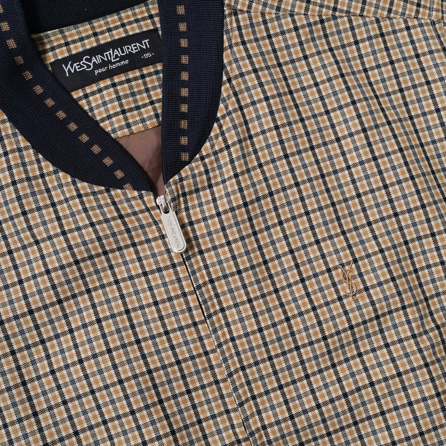 Vintage YSL Light Bomber Jacket Medium / Large