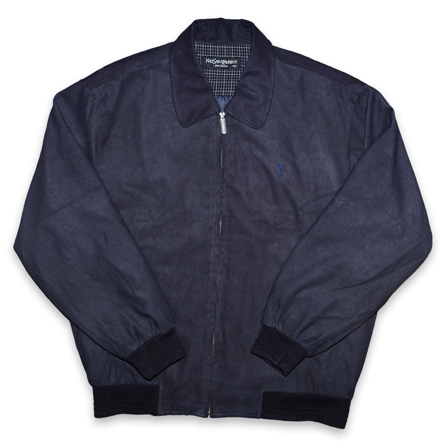 Vintage ysl 2025 harrington jacket
