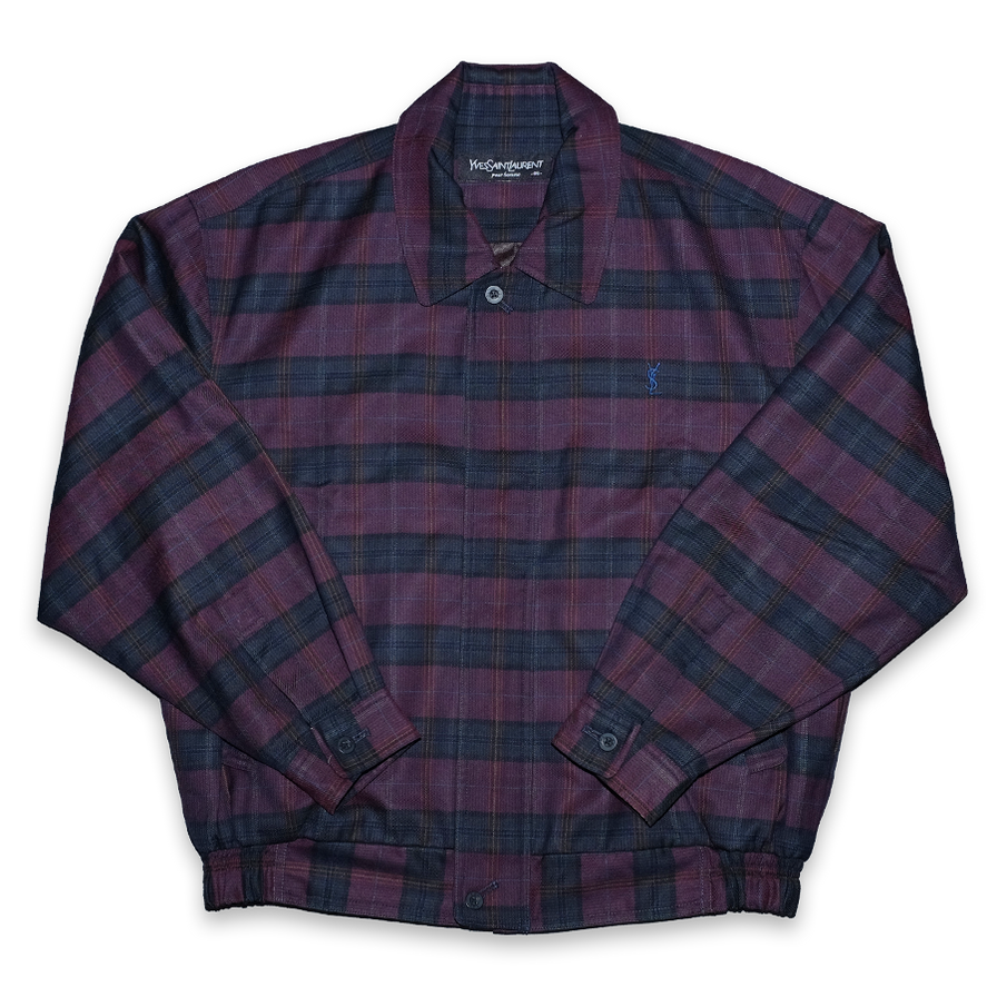 Vintage YSL Harrington Jacket Large - Double Double Vintage