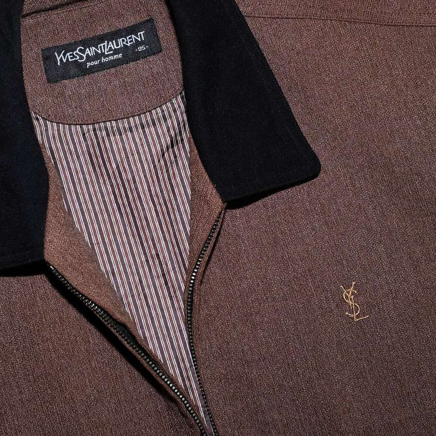 Vintage YSL Harrington Jacket Medium / Large