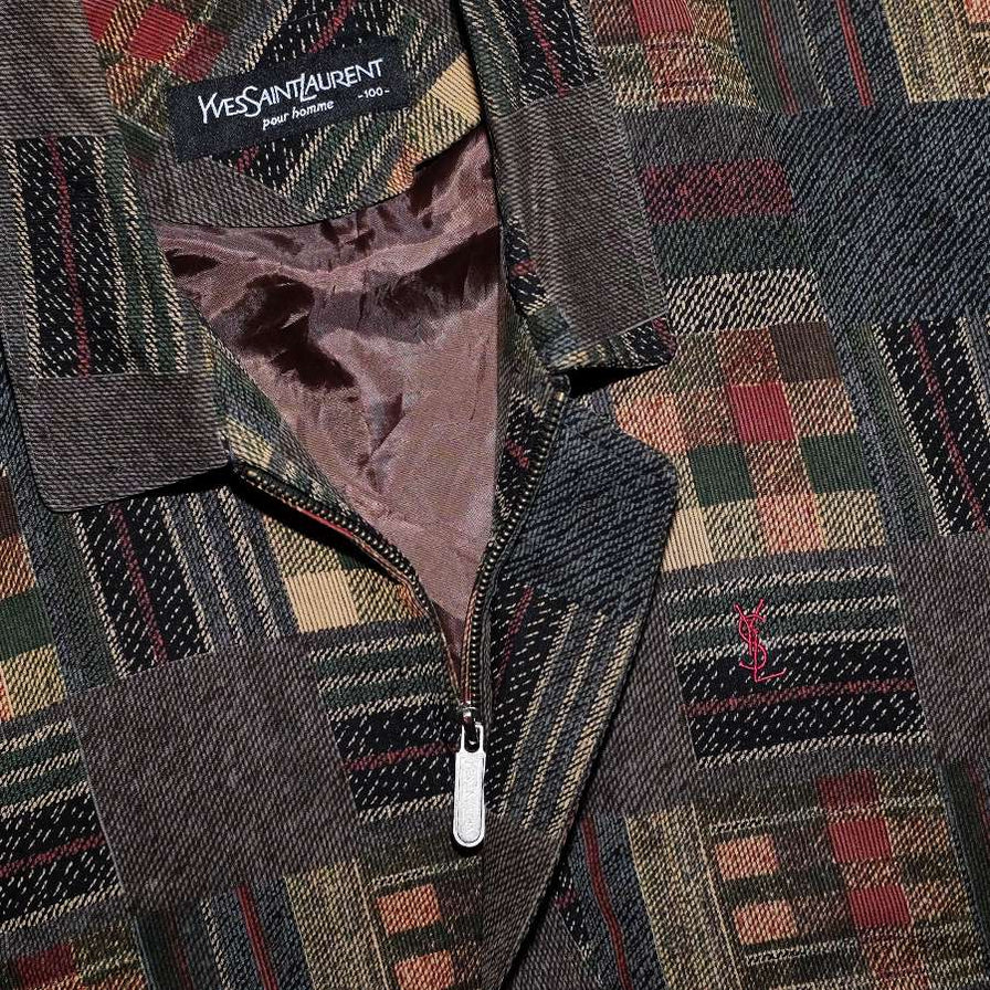 Vintage YSL Pattern Harrington Large / XLarge