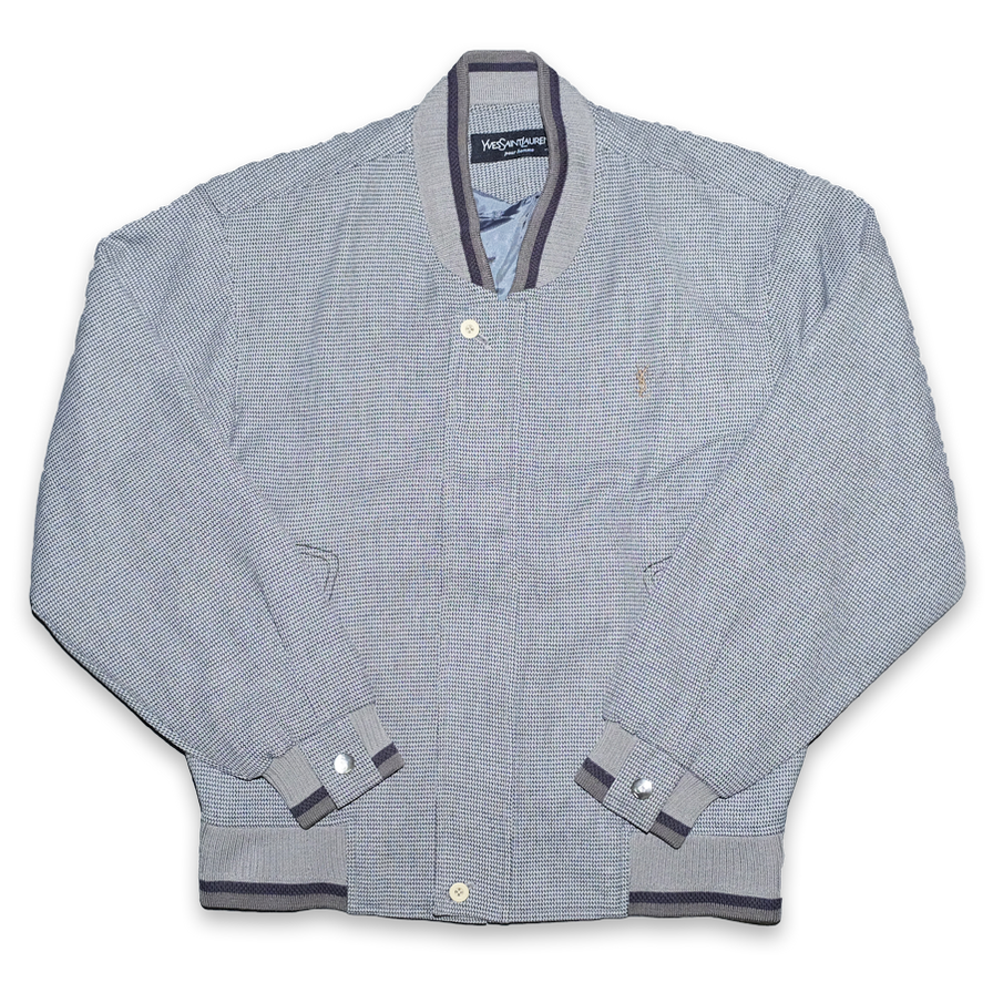 Vintag YSL Tweed Bomber Jacket Medium / Large