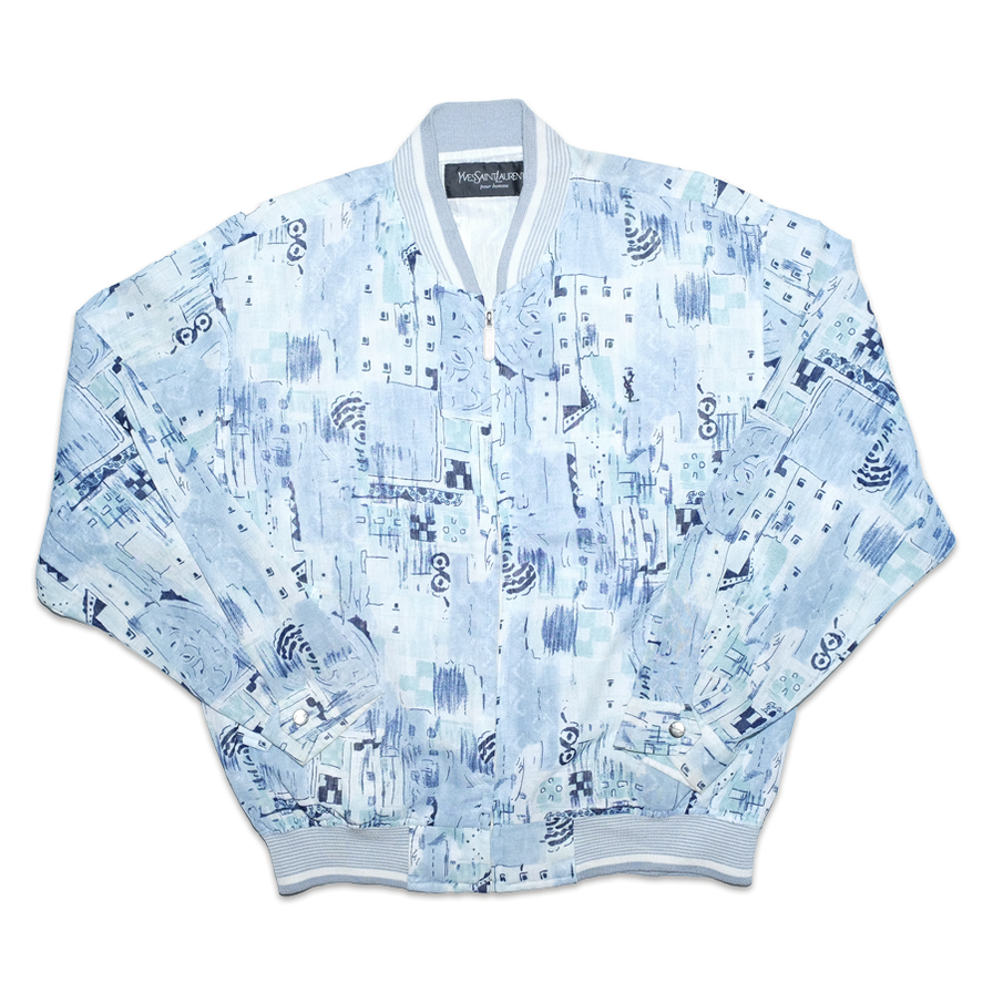 Vintage YSL Light Bomber Jacket Medium / Large - Double Double Vintage